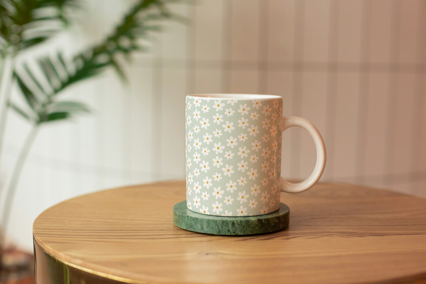 Sage Daisy Mug