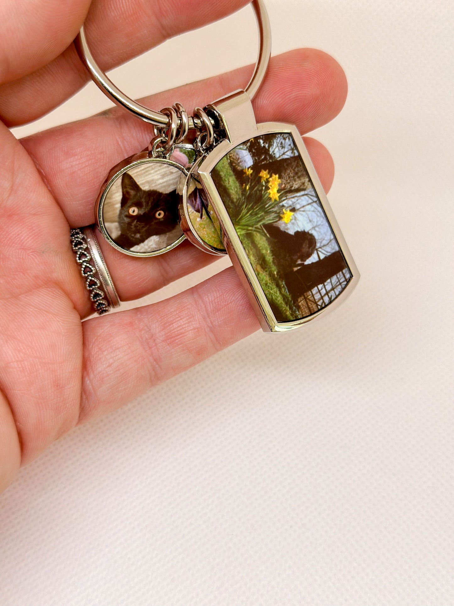Three Charm Keyring