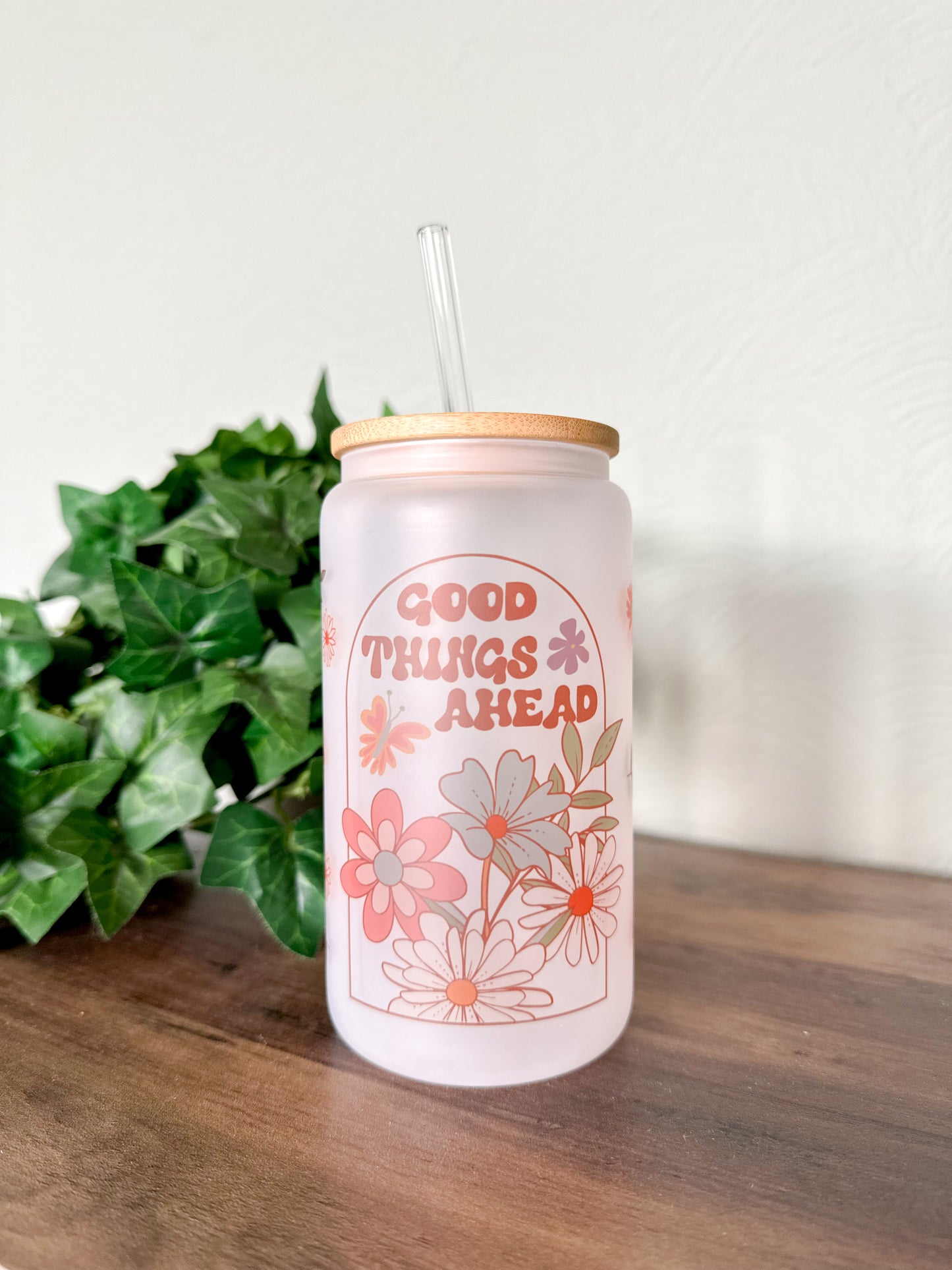 Good Things Ahead Glass Libbey Cup