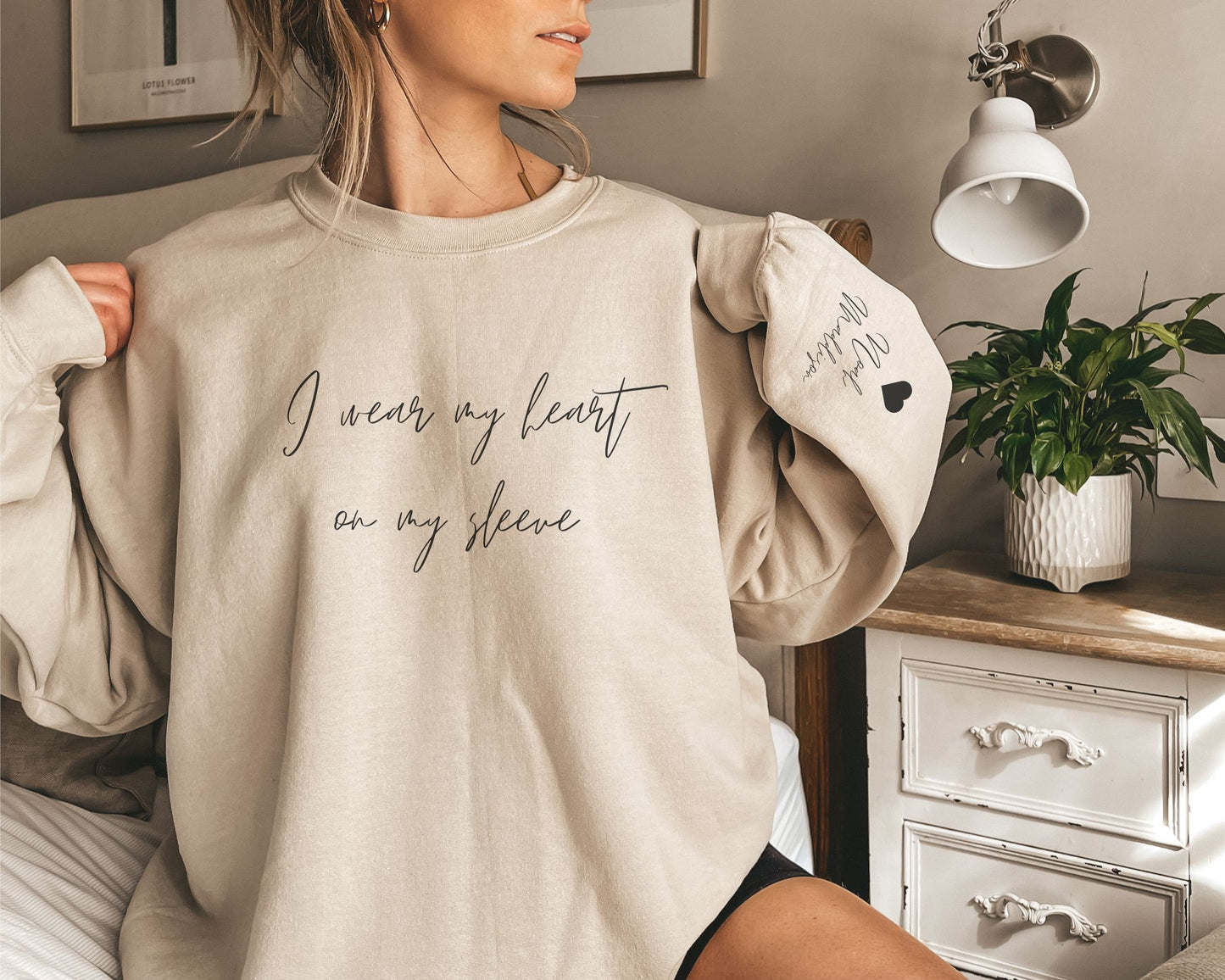 I Wear my Heart on my Sleeve Sweatshirt