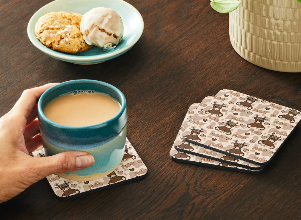 Highland Cow Coaster