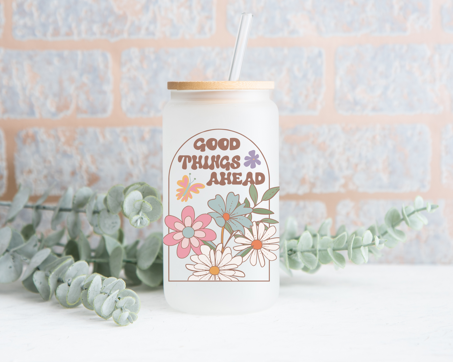 Good Things Ahead Glass Libbey Cup