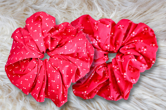 Patterned Pink XL Scrunchie