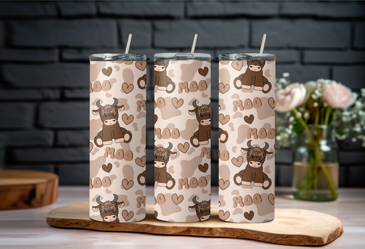 Highland Cow 20oz Tumbler