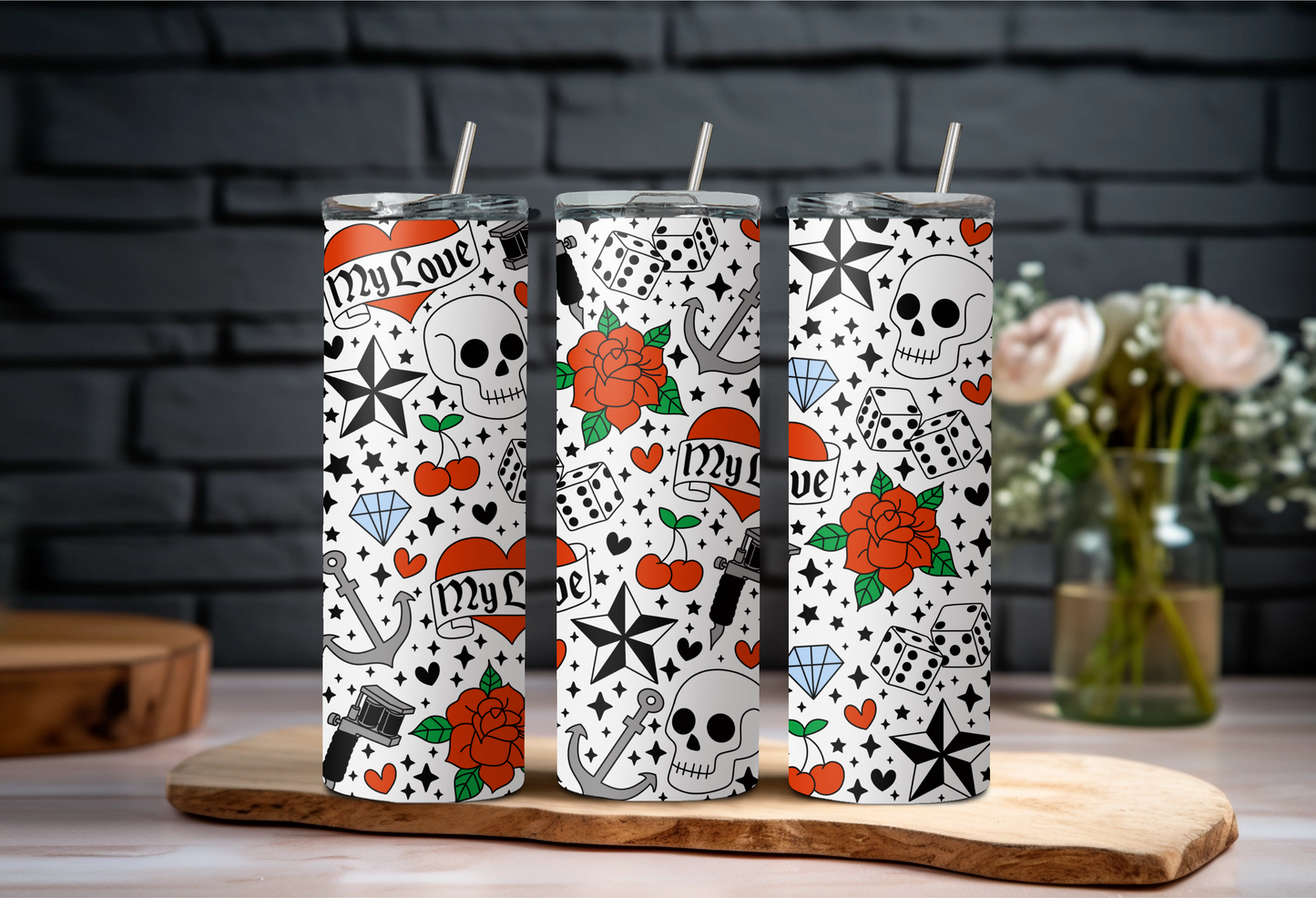 Tattoo 20oz Tumbler