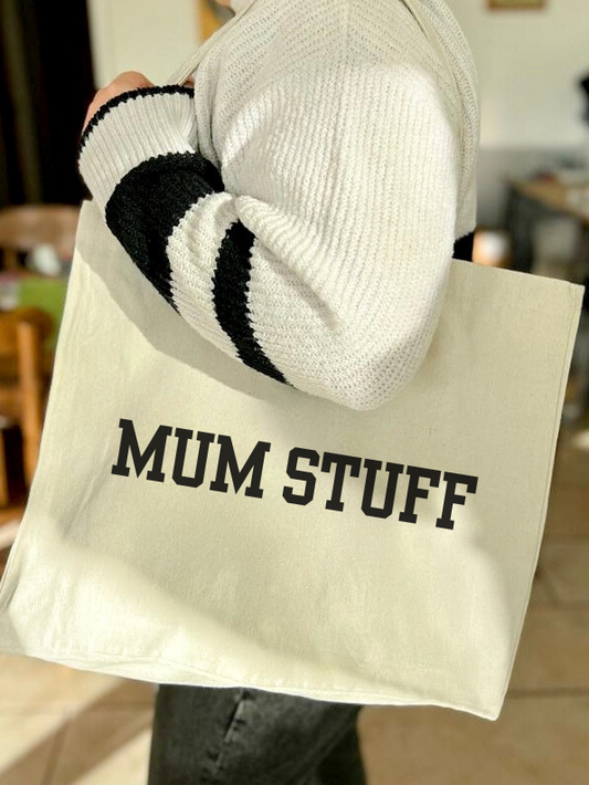 Mum Stuff Large Tote Bag